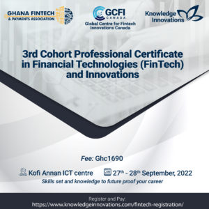 3rd Cohort fintech and innovations course